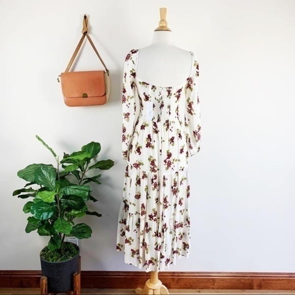 💋Reformation Kelly square neck midi dress. Size 6 - Picture 9 of 12